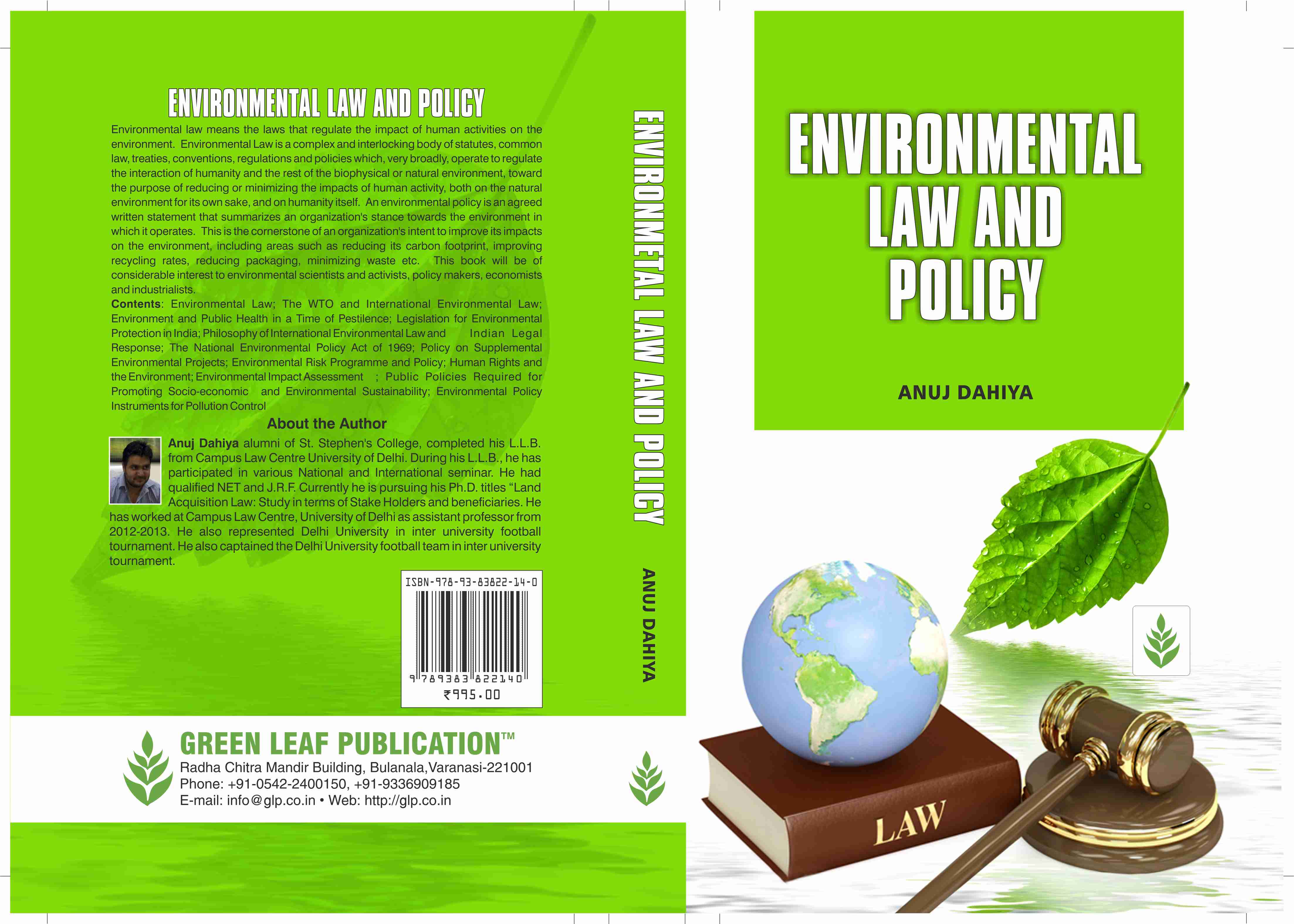 Environmental Law and Policy